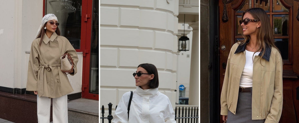 Der Wickelmantel im September: ein Mantel, vier Outfits
