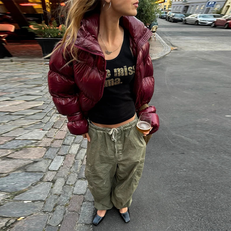 Monica Shiny Puffer Jacket