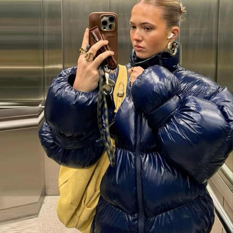 Monica Shiny Puffer Jacket