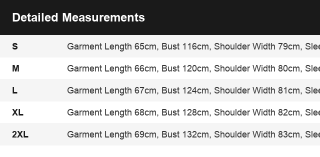 Size Guide