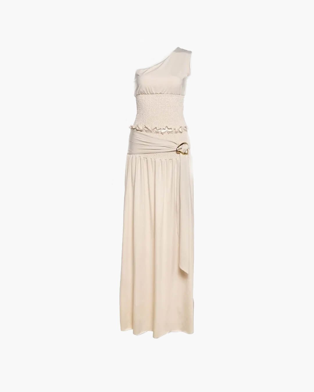 OLANE Asymmetric One-Shoulder Belted Maxi Skirt Set SetSWomen's Sets