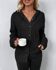 Aetuna – Kapuzenstrickjacke für Damen