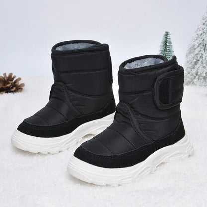 Olane Brand Waterproof Kids Winter Snow Boots Black21Kids' Winter Boots