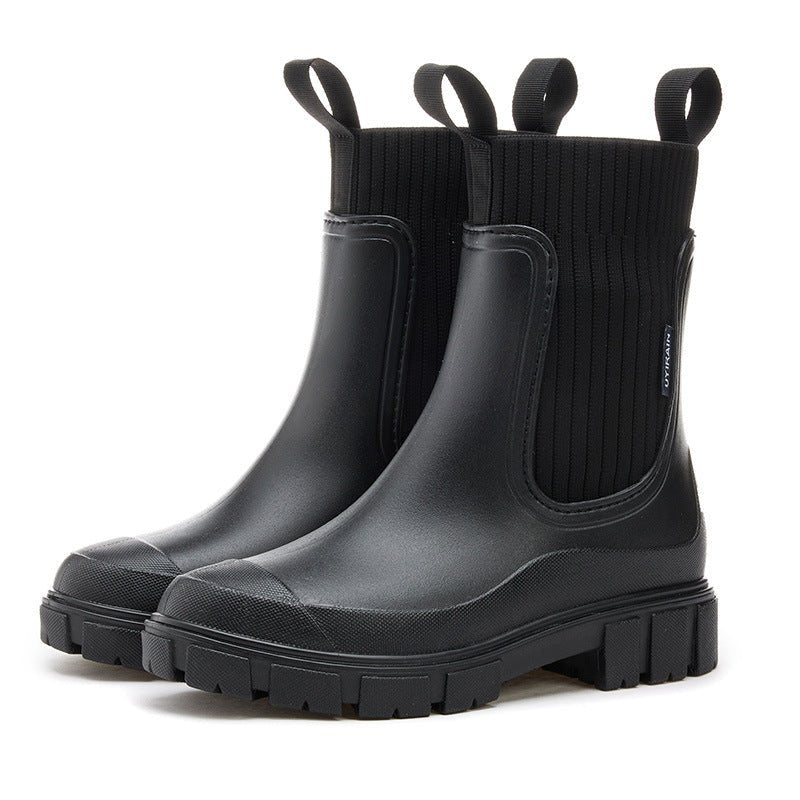 Olane Brand Waterproof Rain Boots Lowcut Black36Women’s Rain Boots