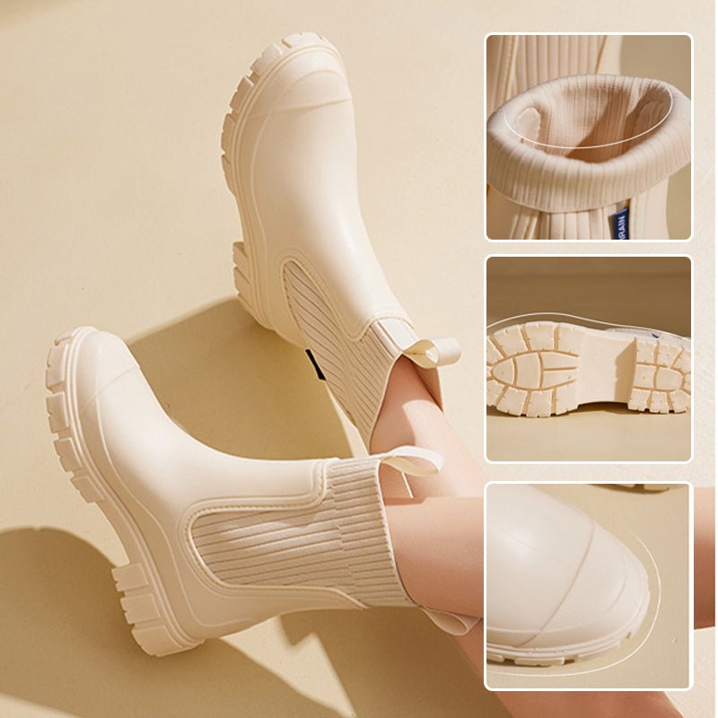 Olane Brand Waterproof Rain Boots Lowcut Pink36Women’s Rain Boots