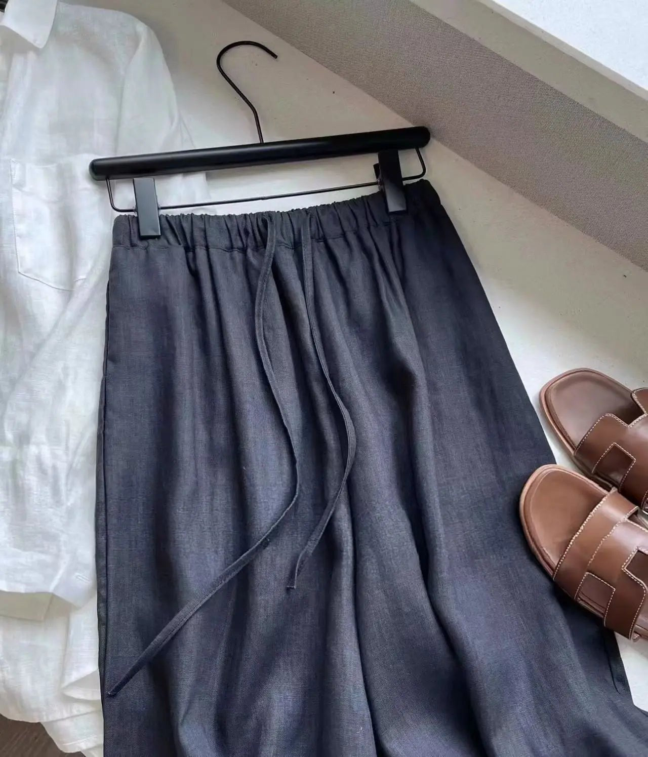 Adelwisa – atmungsaktive, weit geschnittene Leinenhose