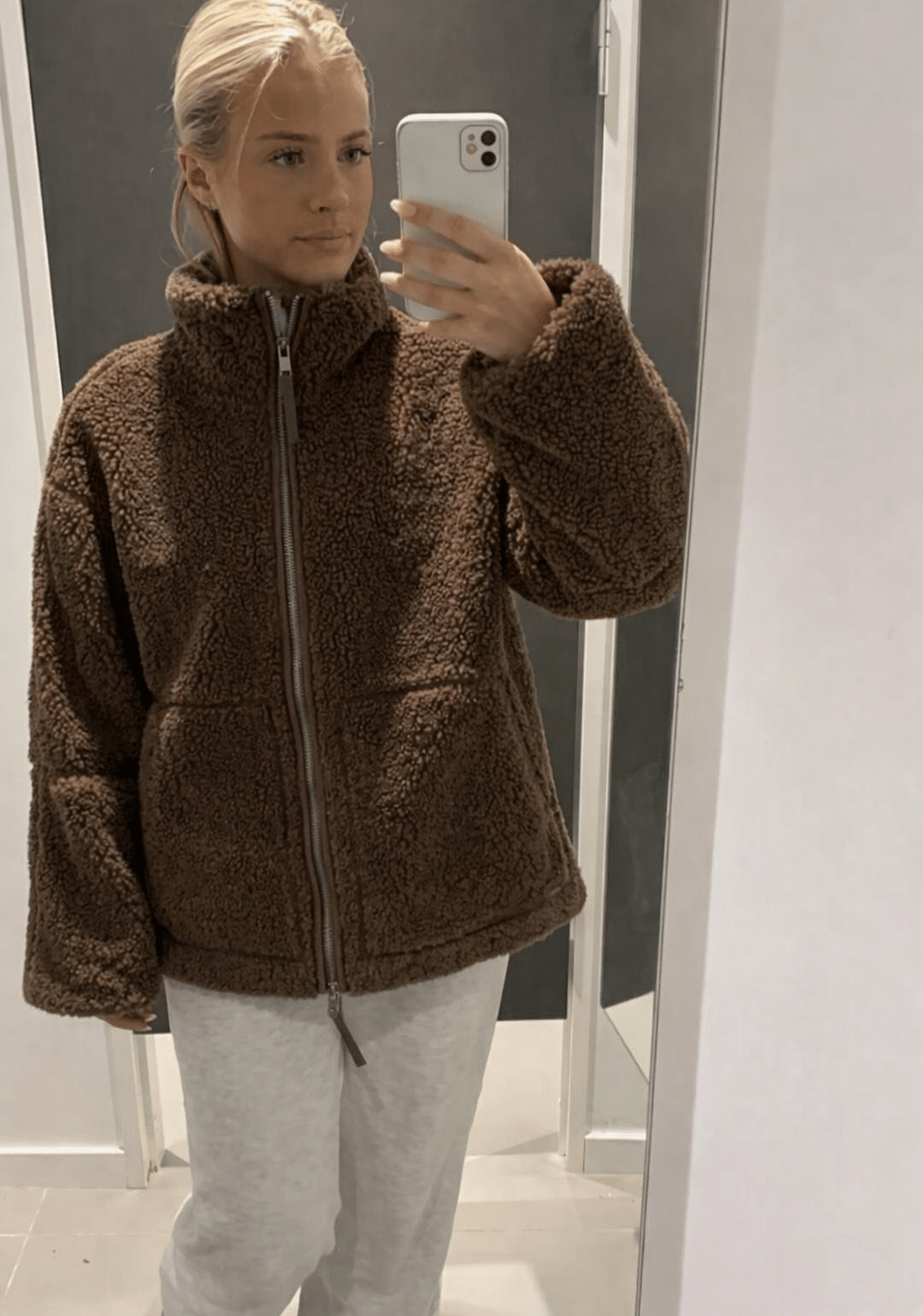 Carla Zip Up Teddy Jacket