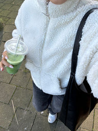 Carla Zip Up Teddy Jacket
