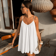 Helen – Fließendes Minikleid mit Spaghettiträgern