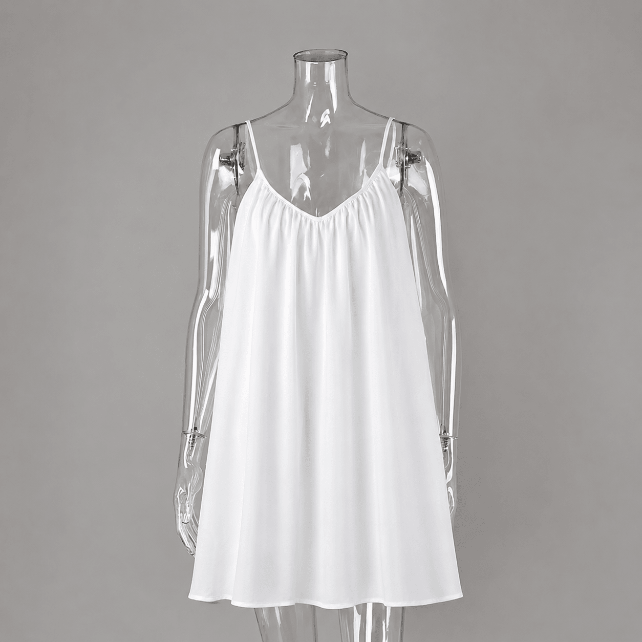 Helen – Fließendes Minikleid mit Spaghettiträgern