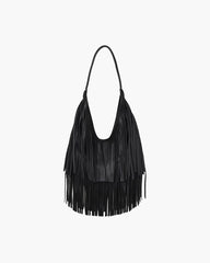 Klassische Open-Top-Quasten-Hobo-Bag
