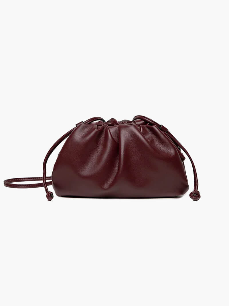 Klassische vegane Crossbody-Pouch