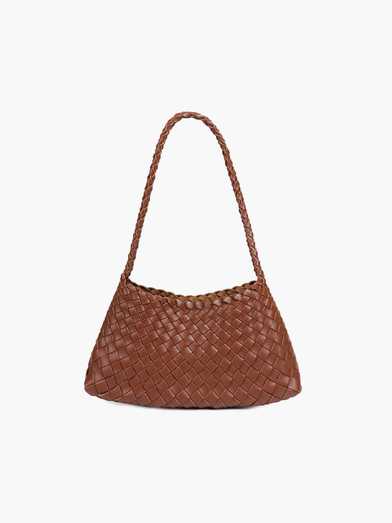 Klassische vegane gewebte Tasche klein
