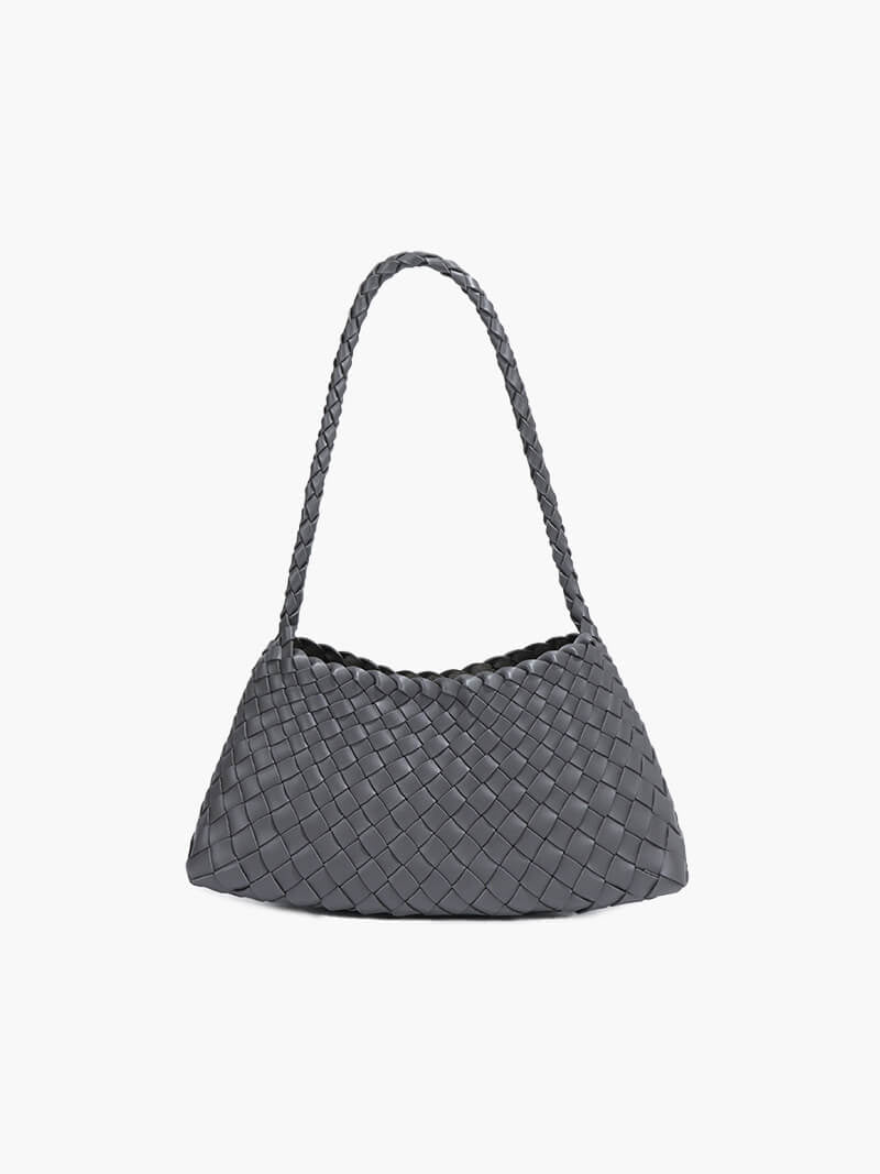 Klassische vegane gewebte Tasche klein