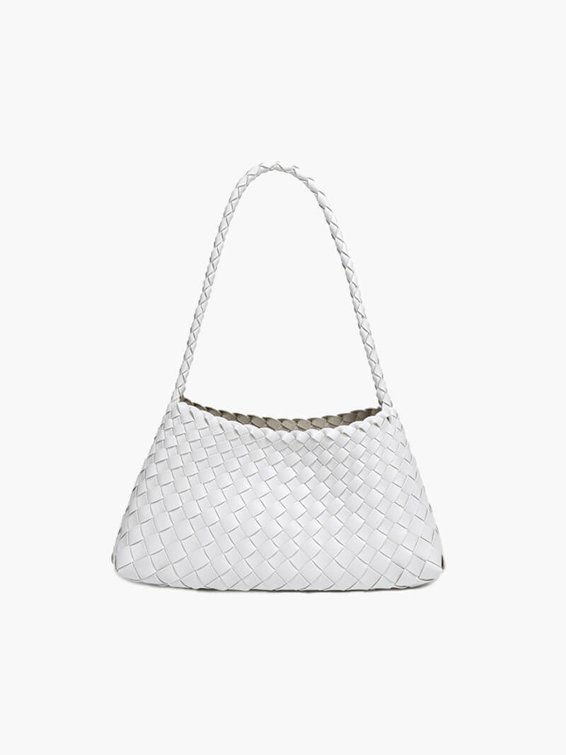 Klassische vegane gewebte Tasche klein