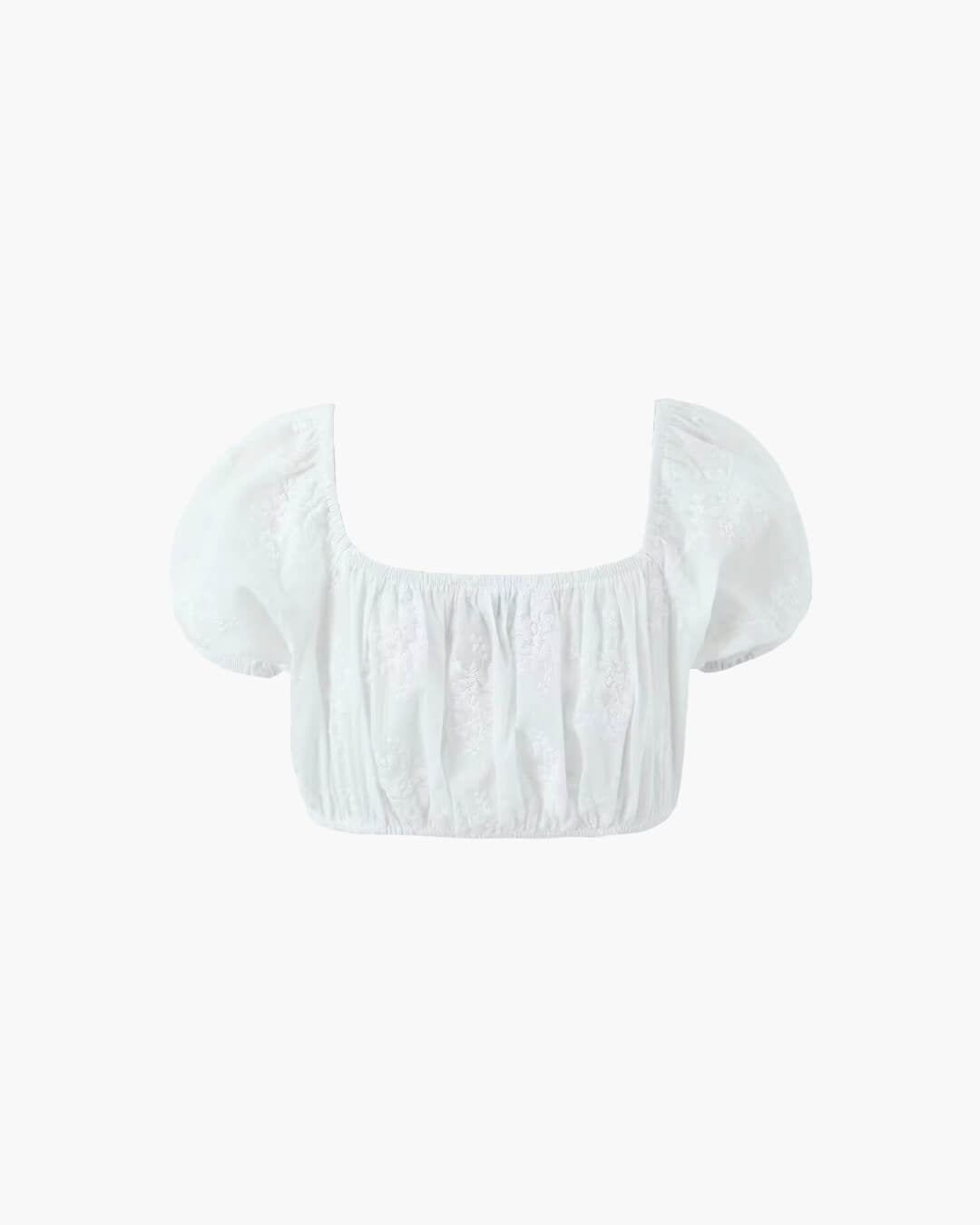 OLANE Denise Bohemian Embroidered Crop Top Skirt Set Off ShoulderMWomen's Sets