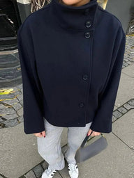 Elegante Jacke mit Stehkragen