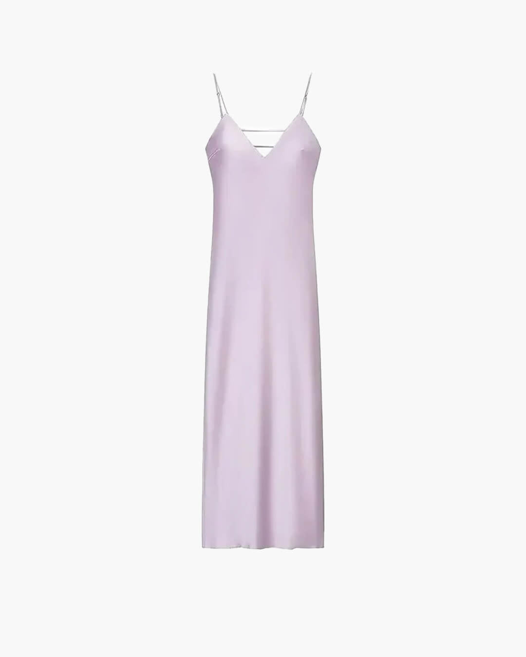 Nina – Rückenfreies Satin-Maxikleid