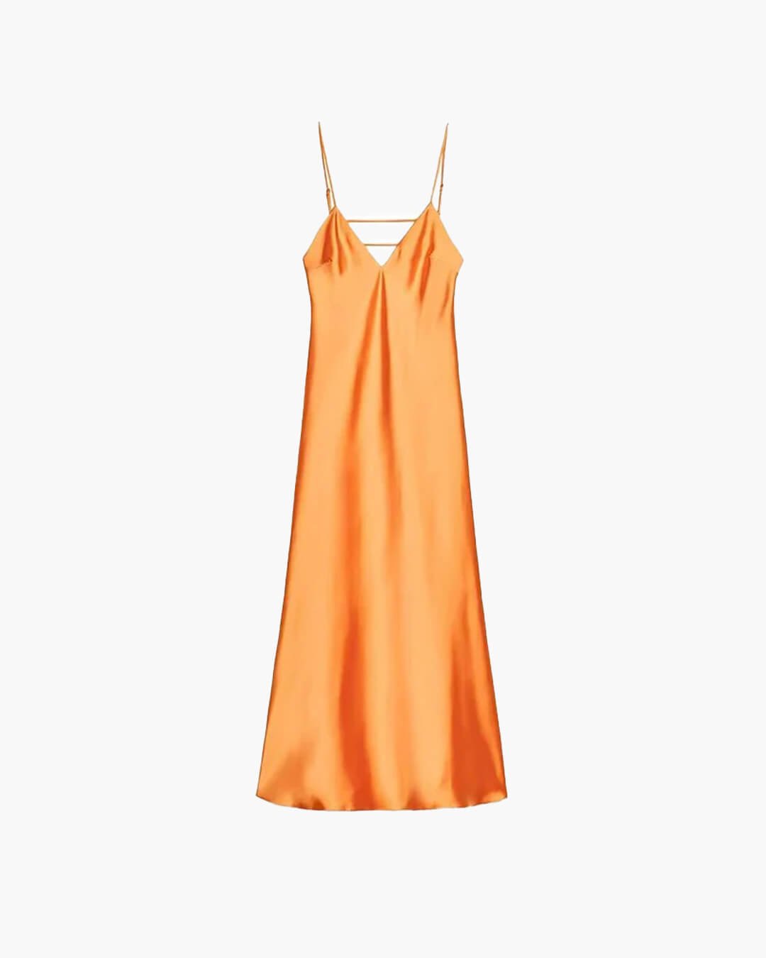 Nina – Rückenfreies Satin-Maxikleid
