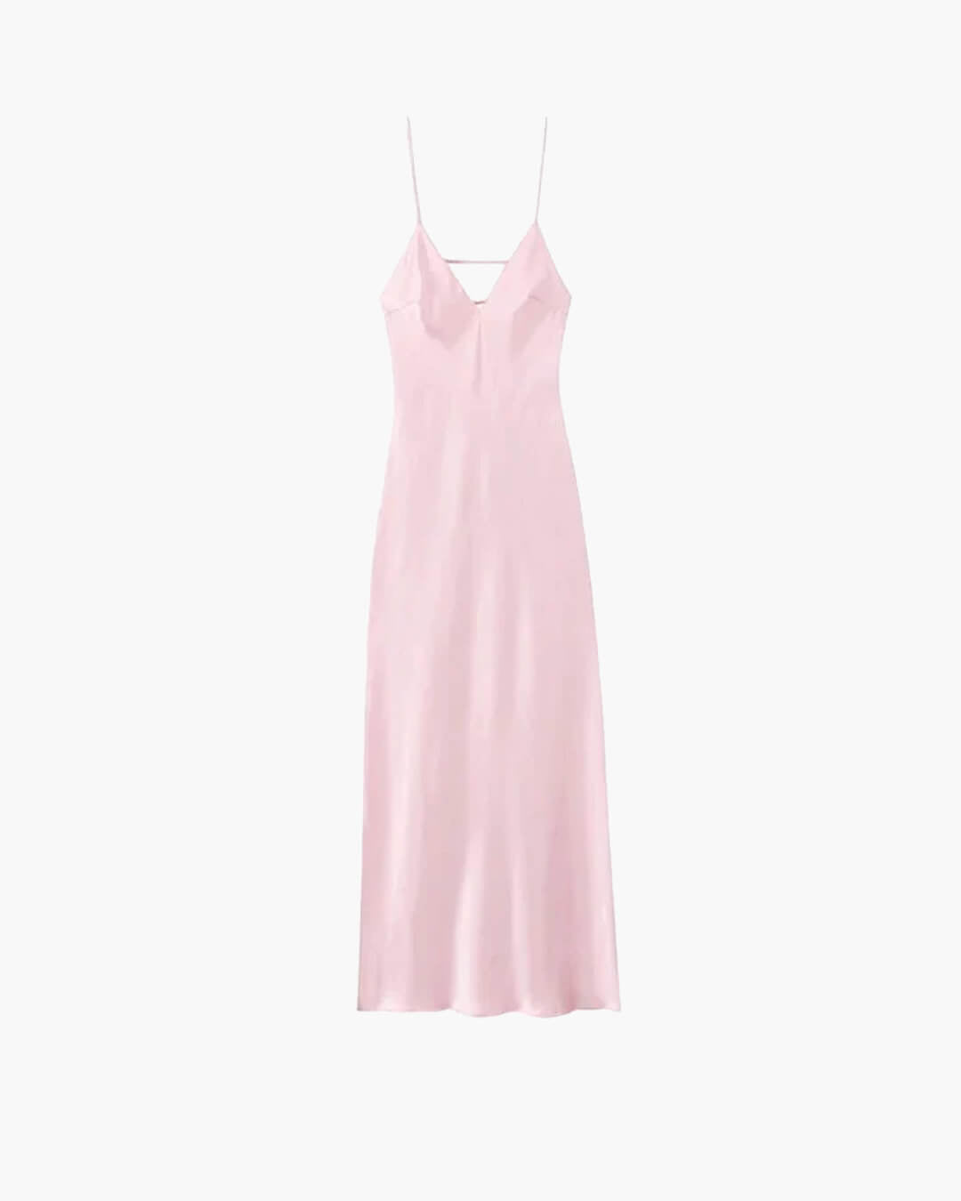 Nina – Rückenfreies Satin-Maxikleid