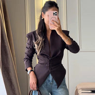 Fiona – Blazer mit strukturierten Schultern und Taillierung