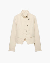Blazer mit hohem Kragen
