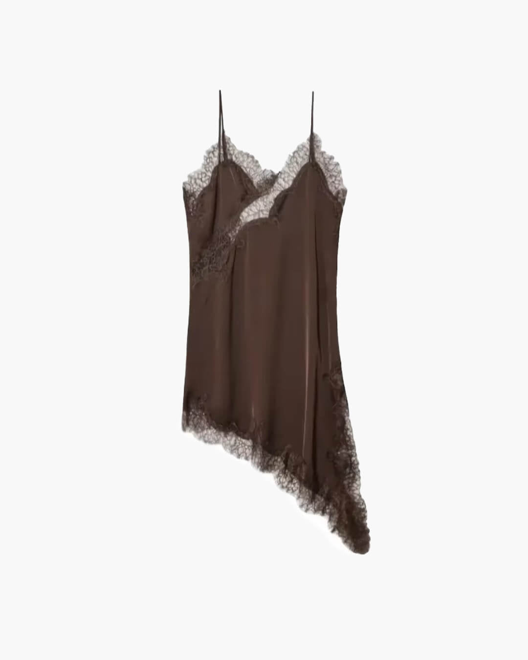 Gianna – Asymmetrisches Satin-Minikleid