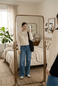 Strickjacke mit hohem Kragen und Reißverschluss