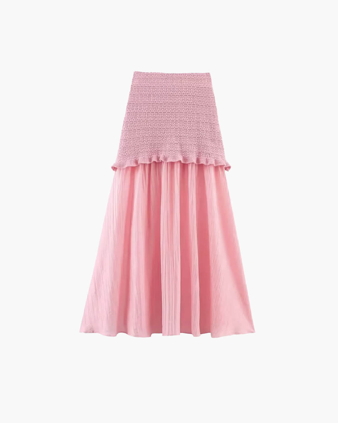 Julie – Set aus Stricktop und Plisseerock