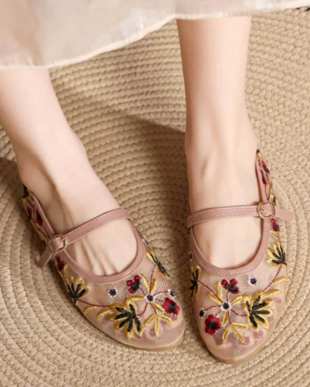 Kate – bestickte Ballerinas