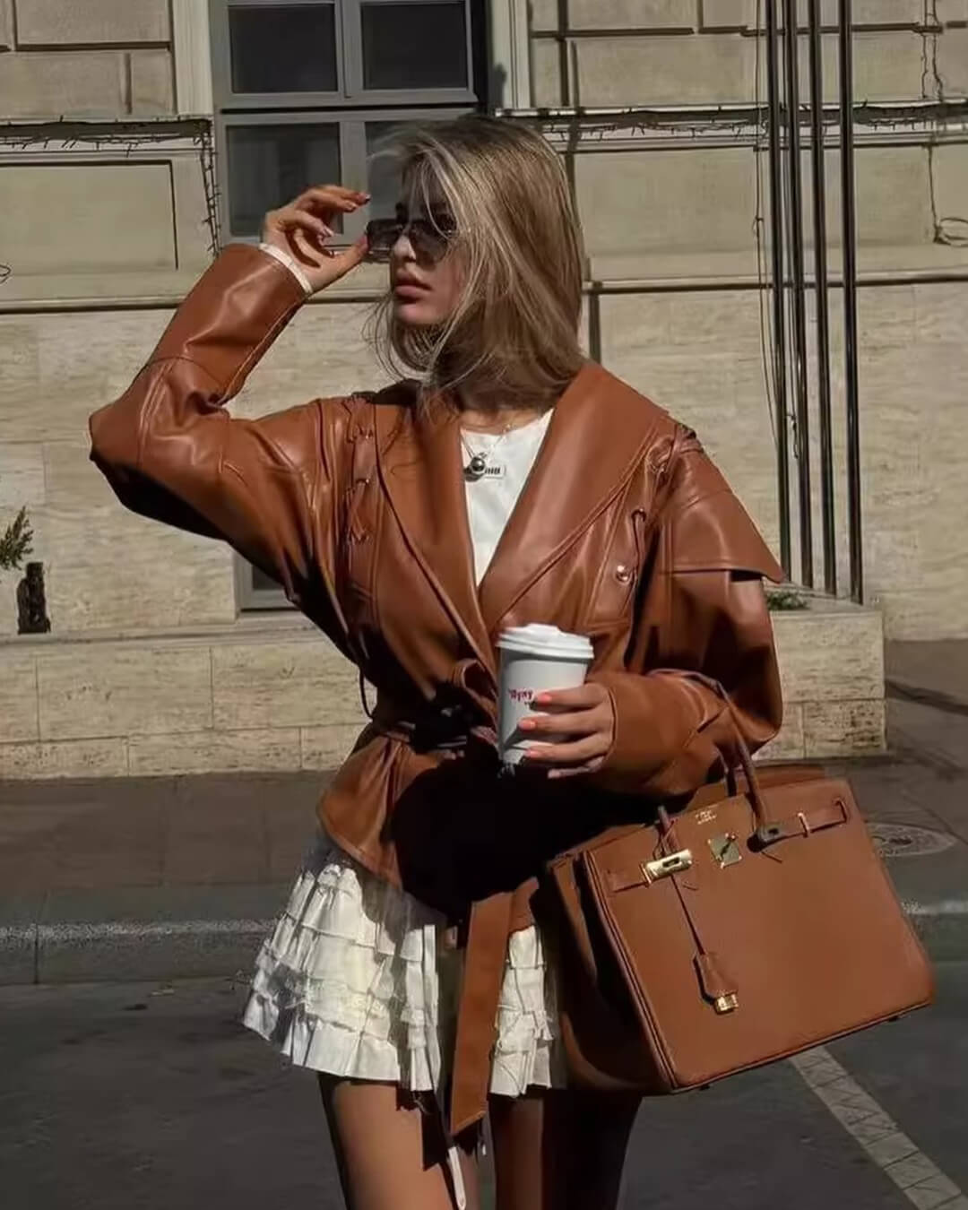 Kaye – Kunstlederjacke