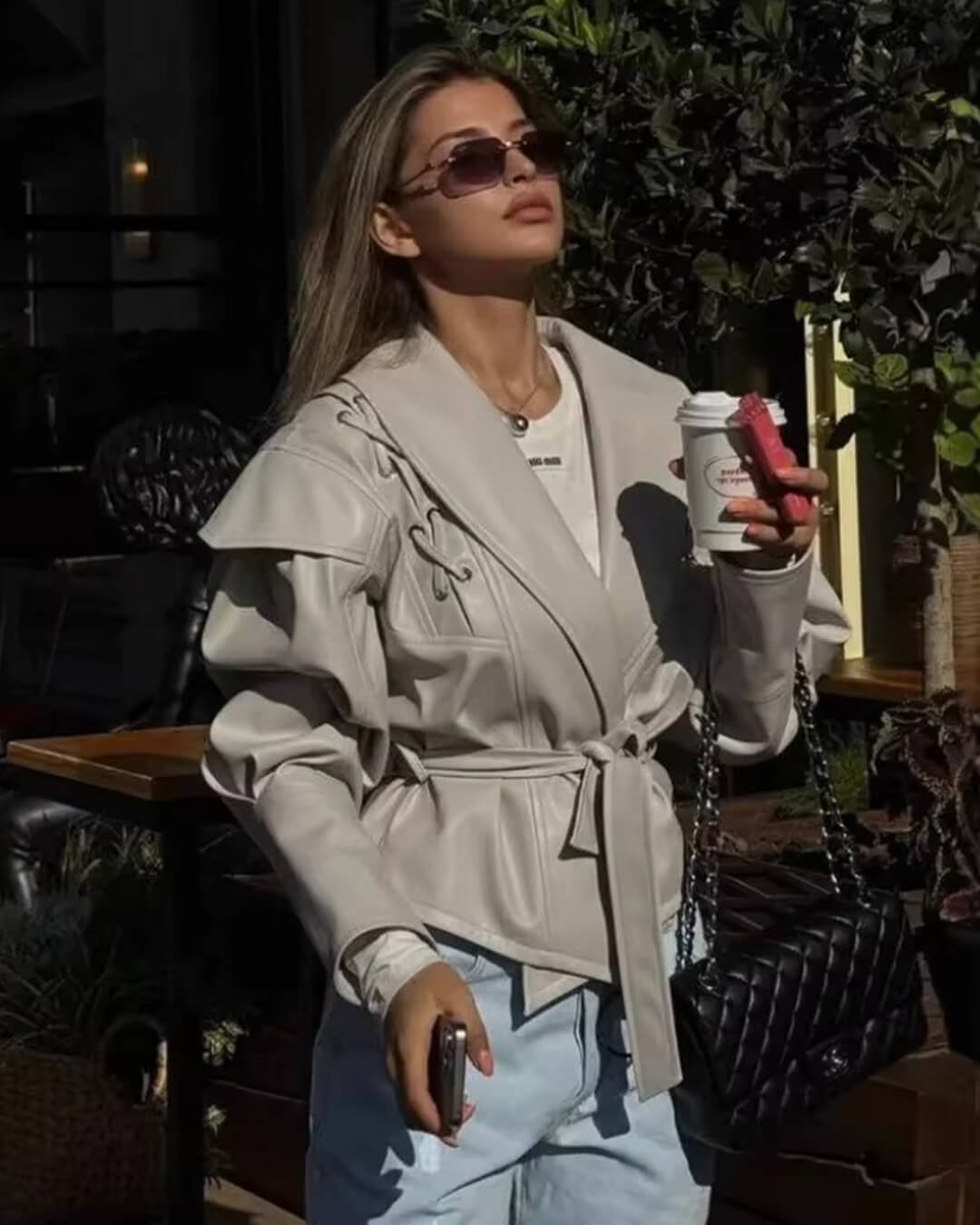 Kaye – Kunstlederjacke