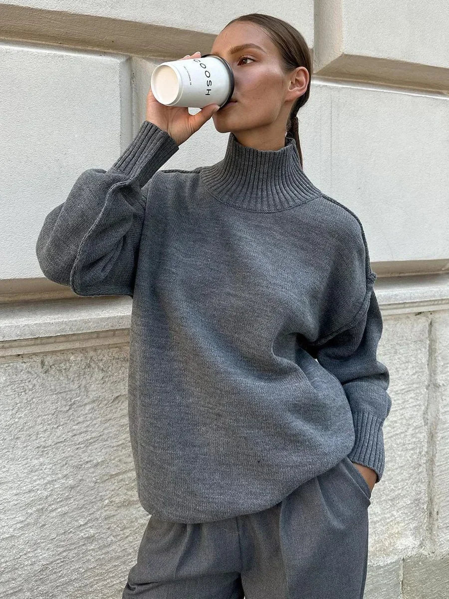 Lexi – Strickpullover mit Rollkragen