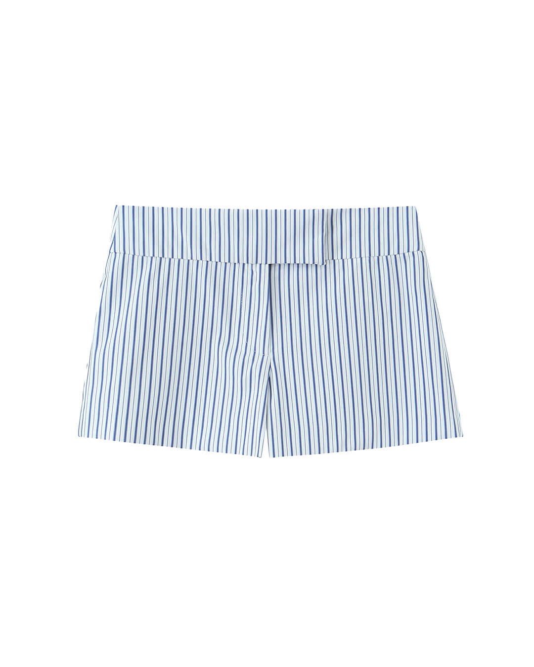 OLANE Lily Striped Halter Mini Skirt Set Set (Top+Shorts)SWomen's Sets