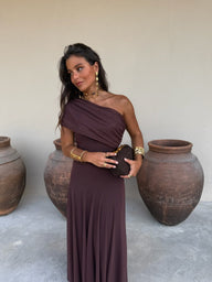 Mara – Mesh-Maxi-Kleid