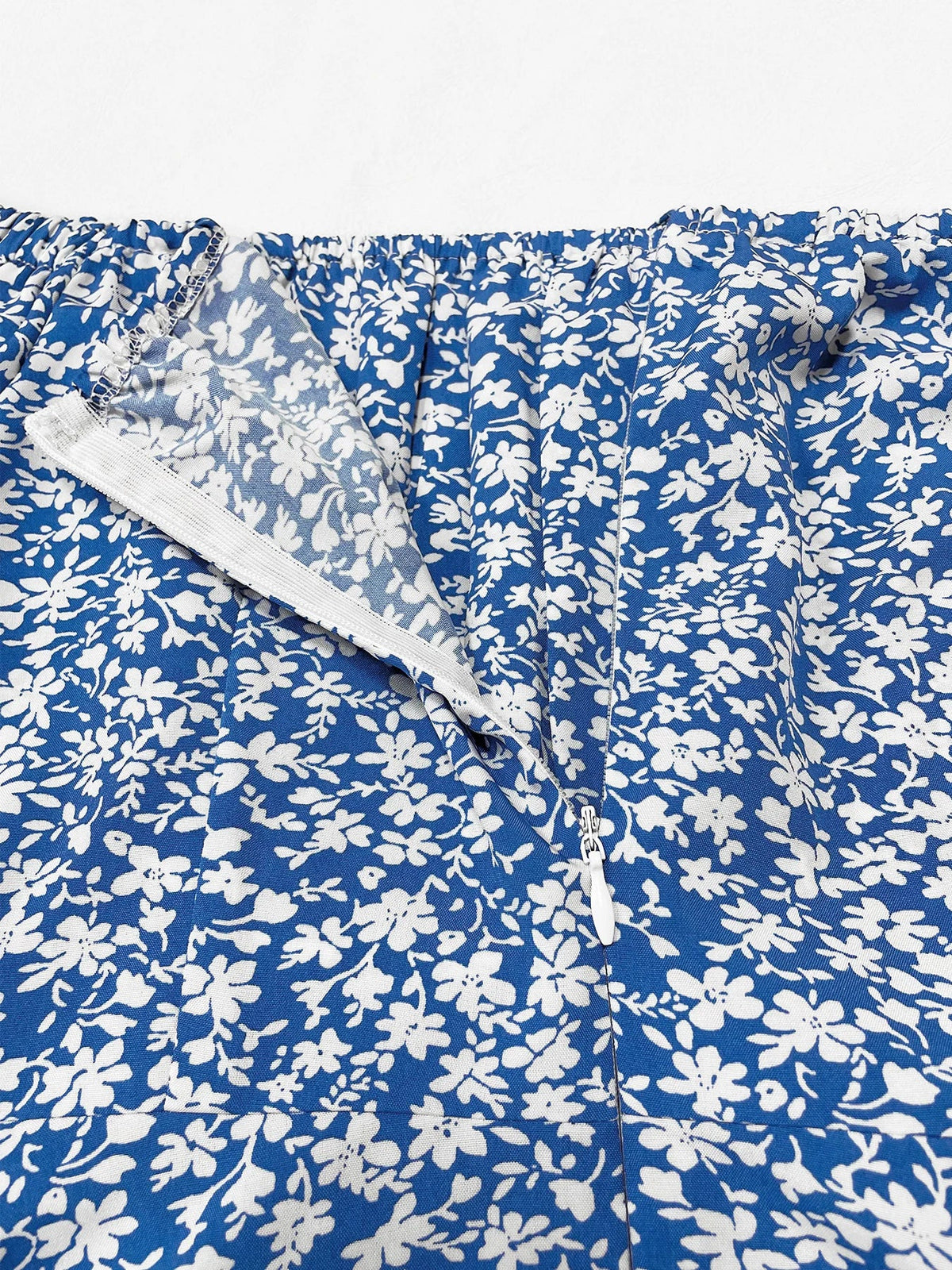 OLANE Mea Puff Sleeve Floral Dress GreenSDresses