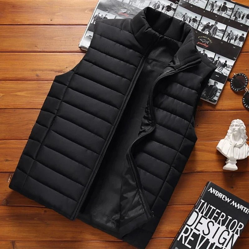 OLANE Padded Puffer Vest BlackMMen's Coats & Jackets