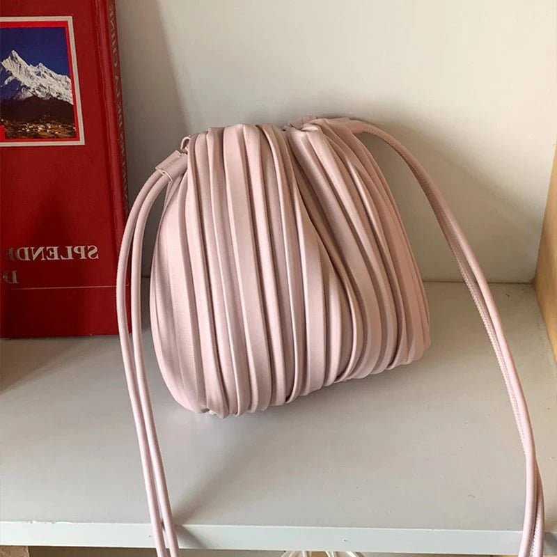 Plissierte Crossbody Mini Bag