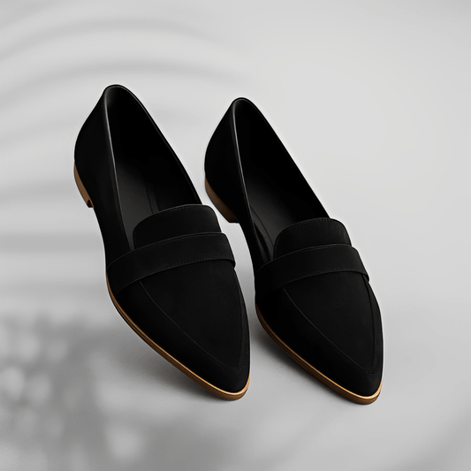 OLANE Pointed Toe Slip - On Orthopedic Shoes Black35Women's Shoes