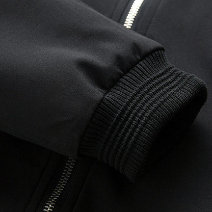 OLANE Slim Fit Thin Bomber Jacket Black4XLMen's Coats & Jackets
