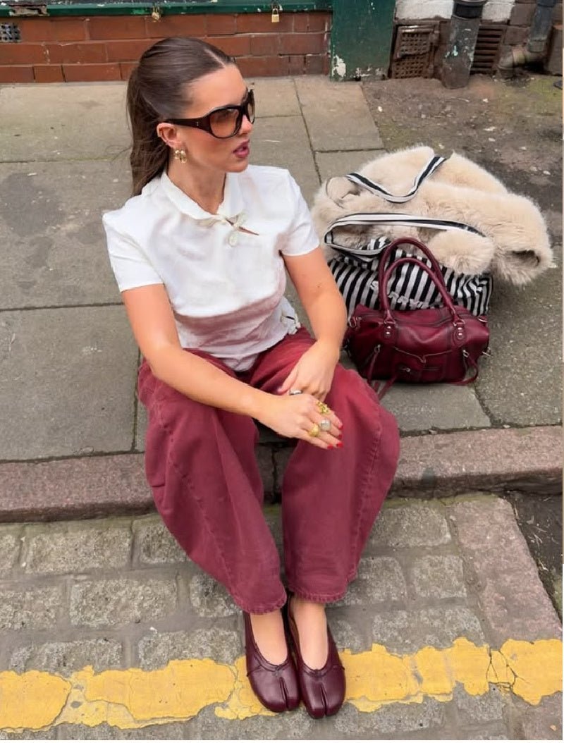 Laura – Zehentrenner-Mules aus Kunstleder