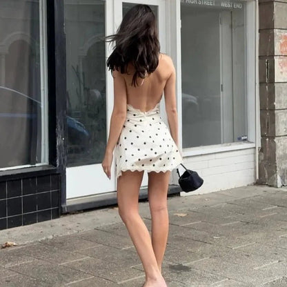 OLANE Talia Backless Lace Mini Dress XSDress