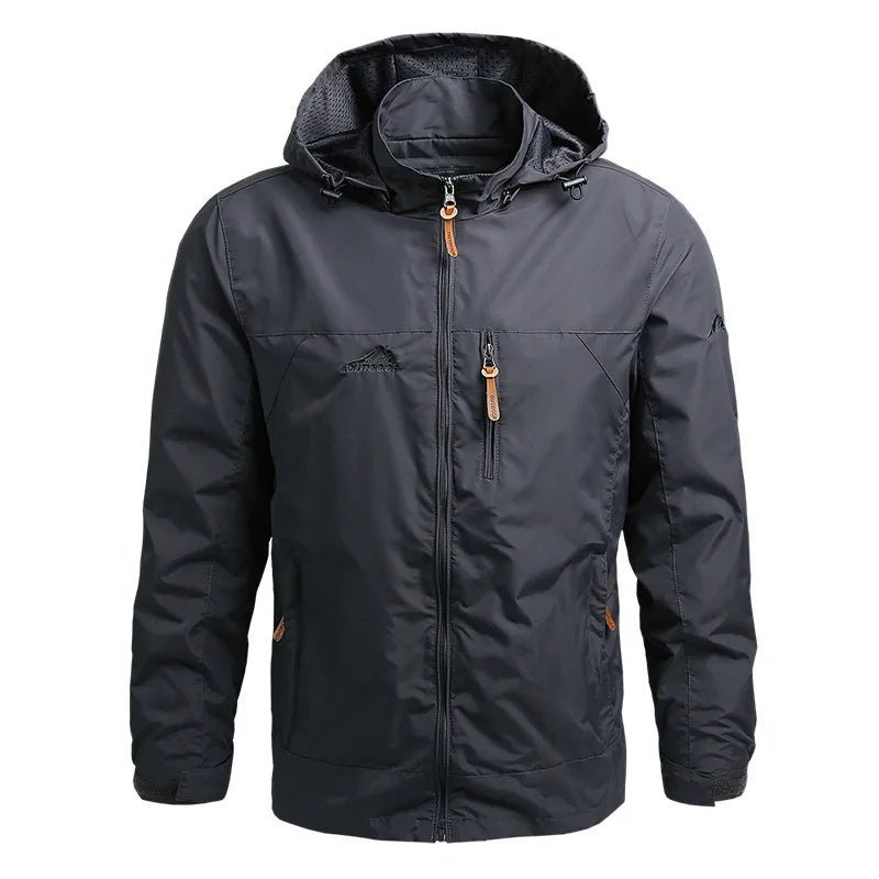 OLANE Waterproof Hooded Tactical Jacket Army GreenMMen's Coats & Jackets