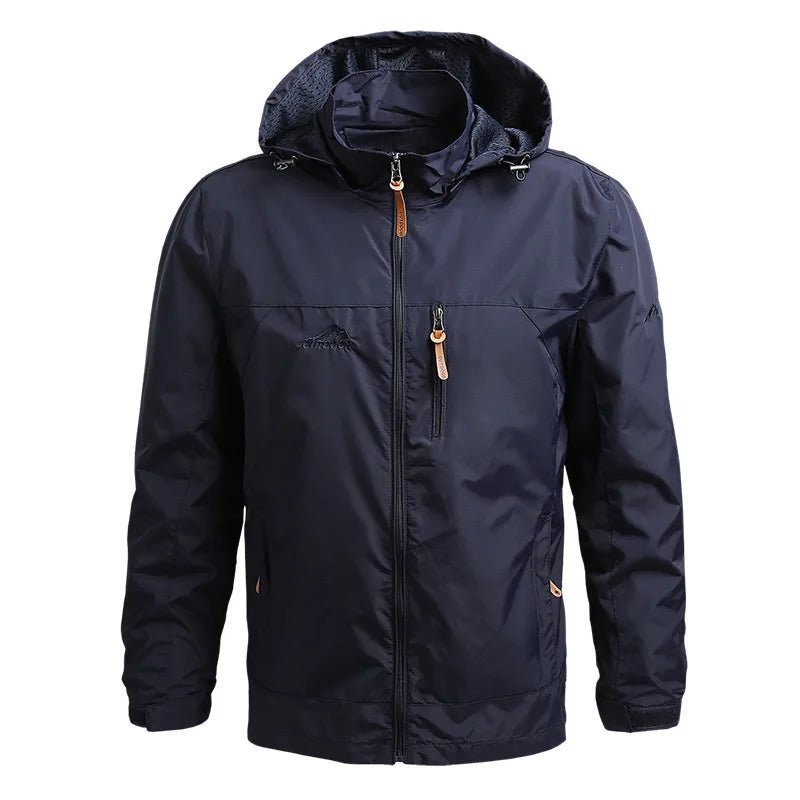 OLANE Waterproof Hooded Tactical Jacket Army GreenMMen's Coats & Jackets