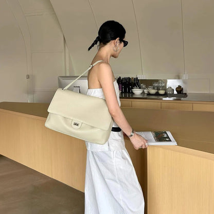 Stylish Chevron Leather Crossbody Bag