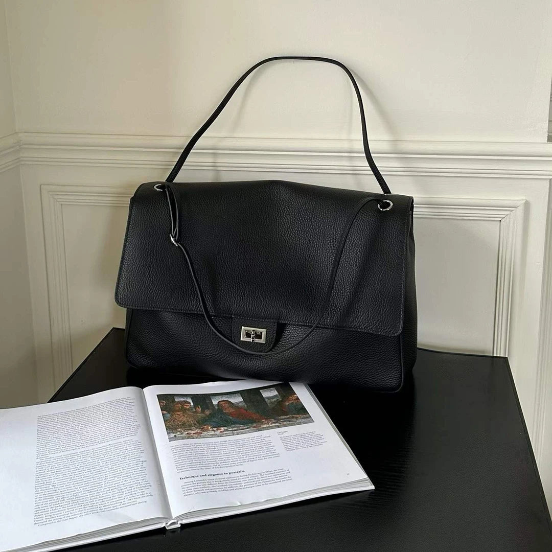 Stylish Chevron Leather Crossbody Bag