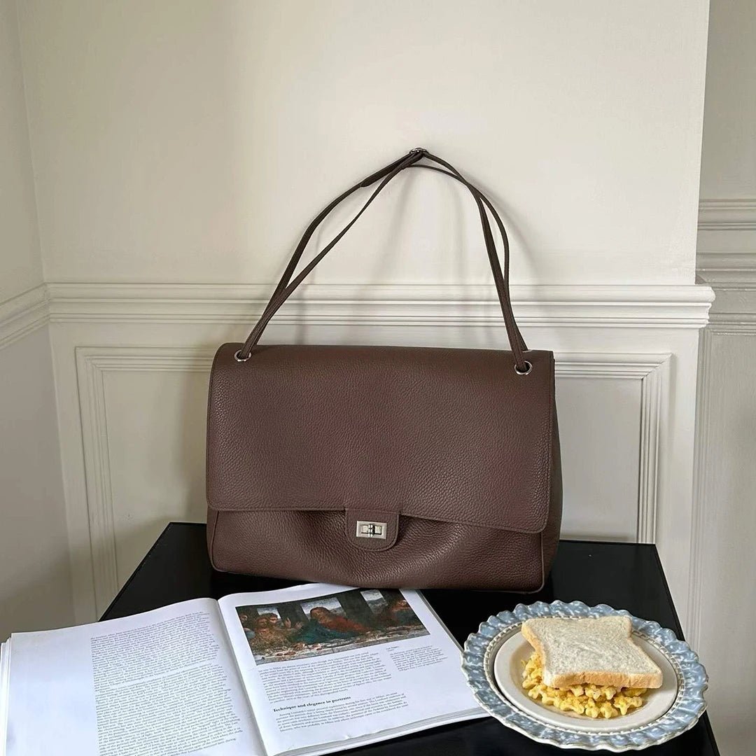 Stylish Chevron Leather Crossbody Bag