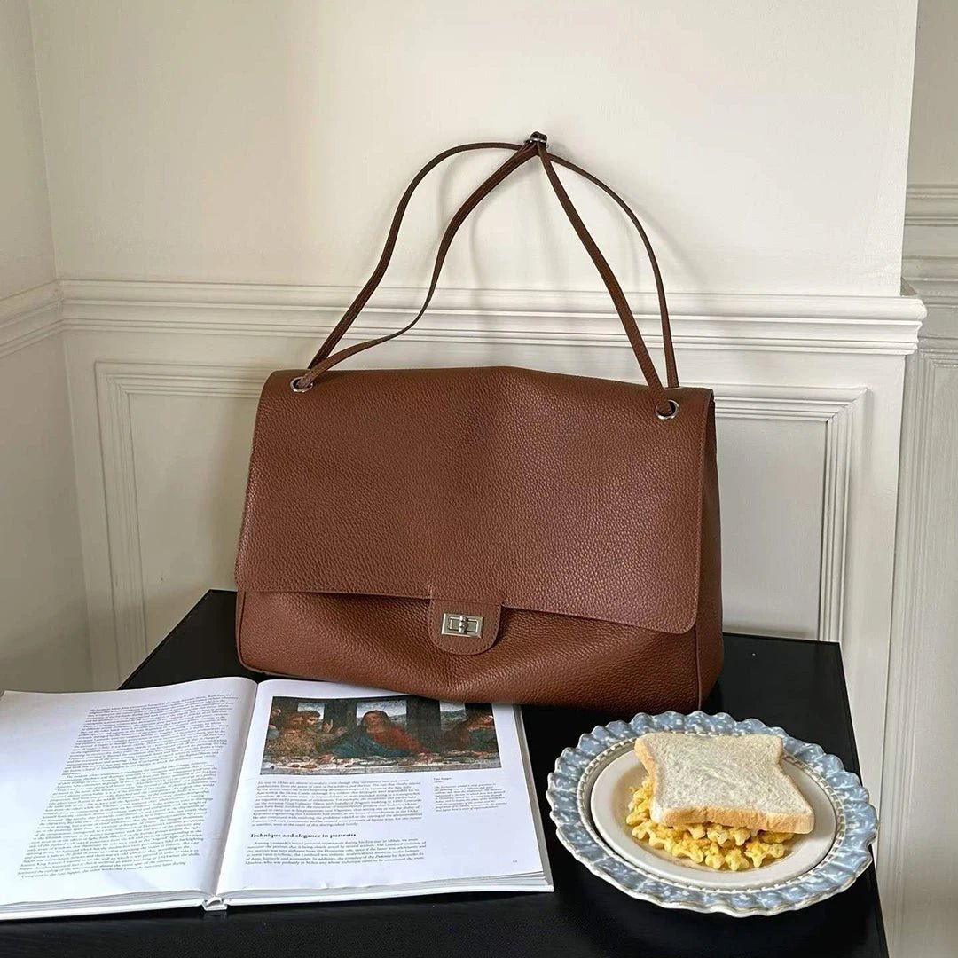 Stylish Chevron Leather Crossbody Bag