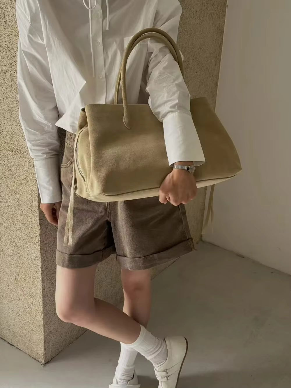 Amelie Schultertasche mit mehreren Fächern