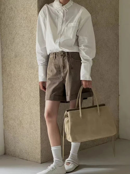 Amelie Schultertasche mit mehreren Fächern